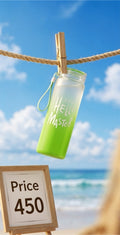 Hello Master Frosted Glass Water Bottle - Premium Aesthetic Hydration