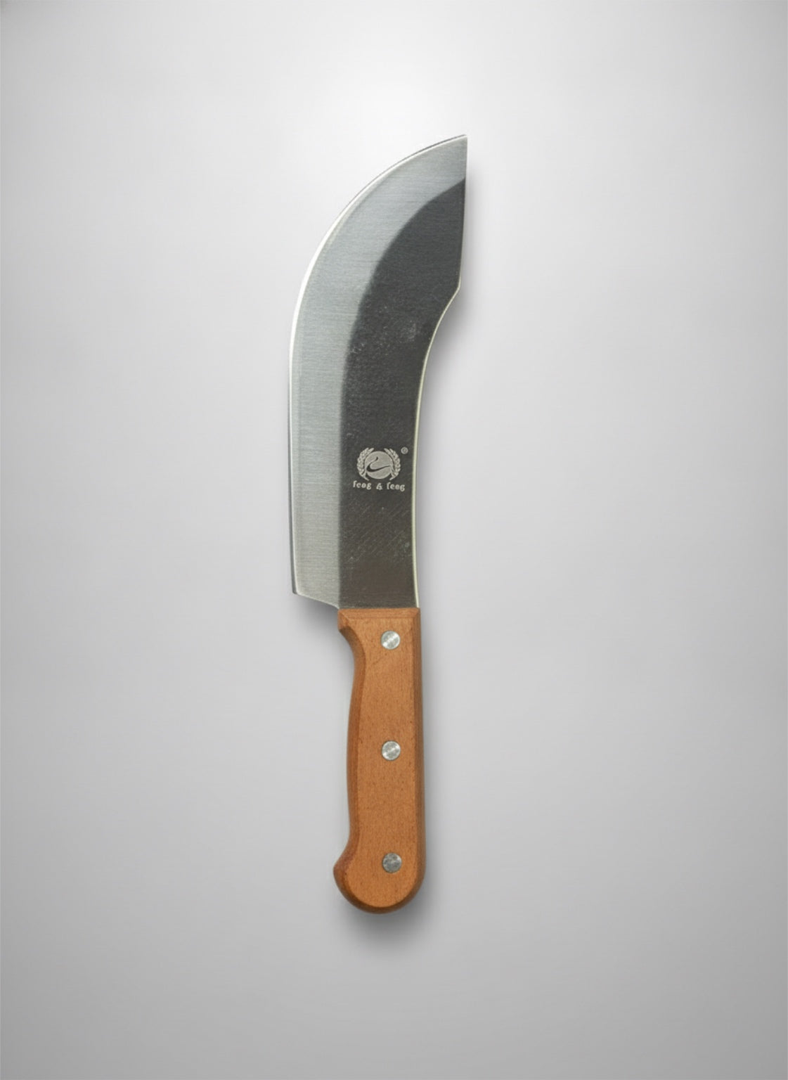 Feng & Feng Premium Stainless Steel Chopping Knife – Heavy-Duty Kitchen Cleaver with Ergonomic Wooden Handle (Item No. Z14-463)