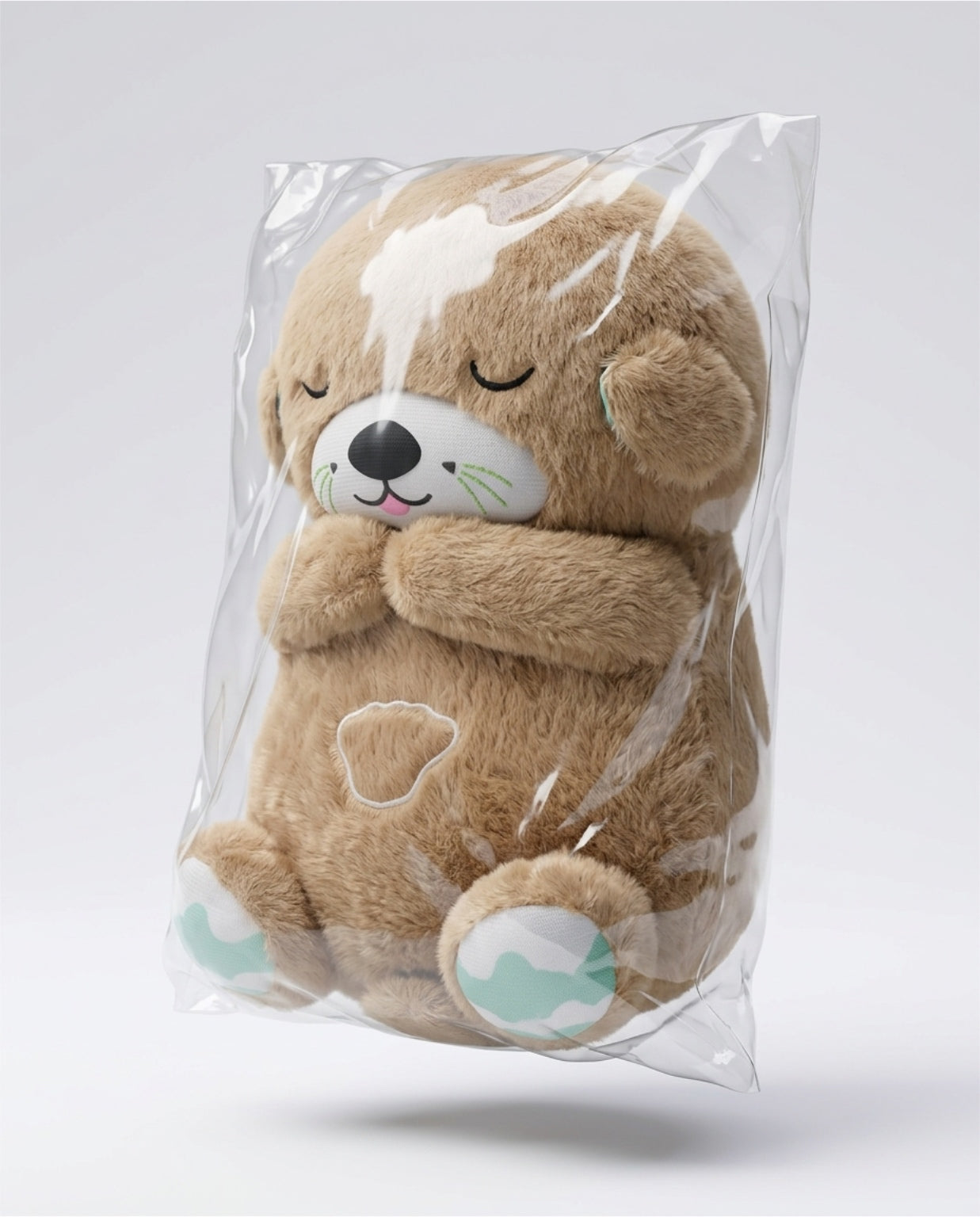 Calming Breathing Teddy Bear Plush Toy – Sound Machine Sleep Aid with Rhythmic Motion, Music & Soothing Lights
