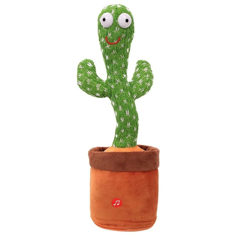 Dancing Cactus Plush Toy – Talking, Mimicking, Repeating & Singing Interactive Electronic Educational Toy for Toddlers