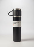 Premium Insulated Stainless Steel Vacuum Flask (500ml) – Portable Thermal Sports Travel Bottle with Built-In Carrying Loop Lid
