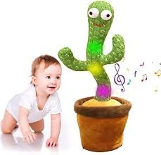 Dancing Cactus Plush Toy – Talking, Mimicking, Repeating & Singing Interactive Electronic Educational Toy for Toddlers