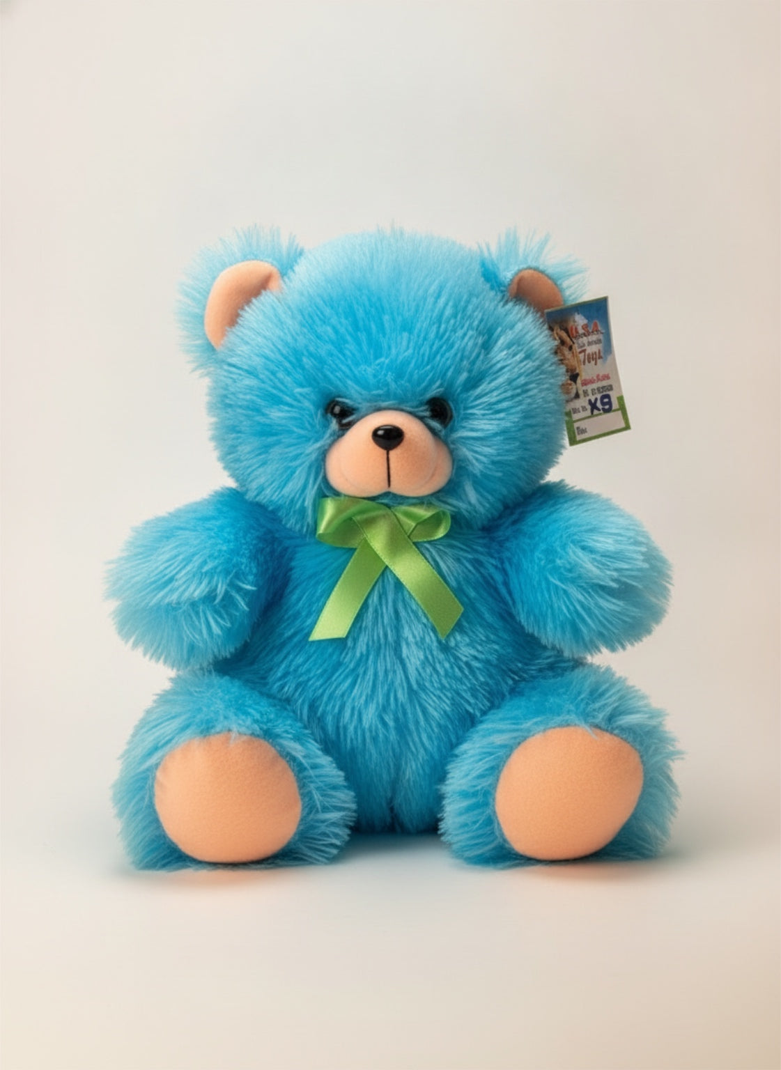 Premium Soft Plush Sitting Teddy Bear with Satin Neck Ribbon – Ultra-Cuddly Stuffed Animal Toy for Kids & Gifting