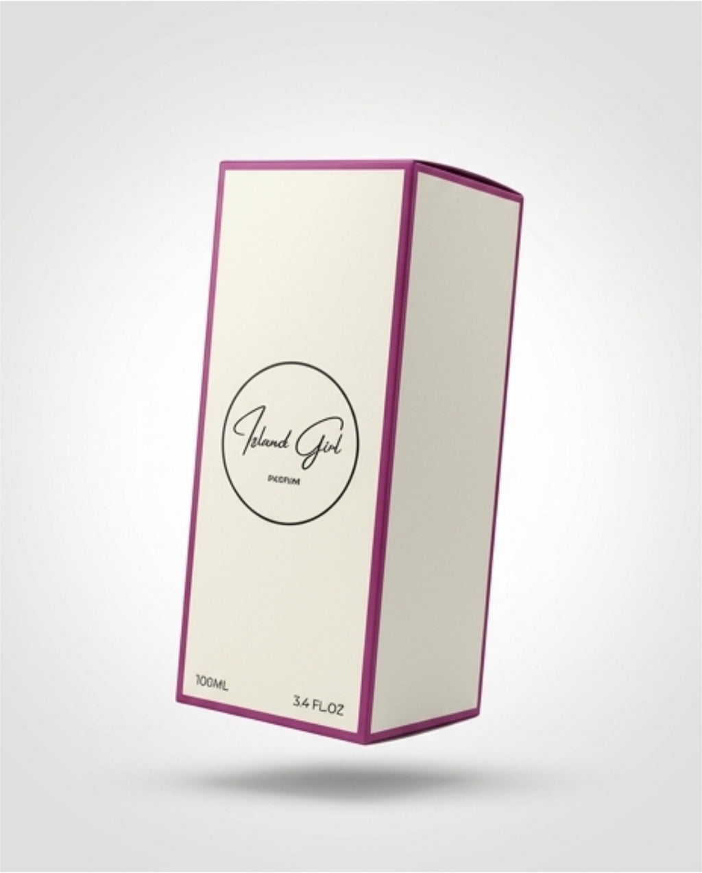 Island Girl Luxury Parfum for Women – Long-Lasting Exotic Floral Fragrance in Elegant Frosted Glass Bottle with Signature Ribbon Detail