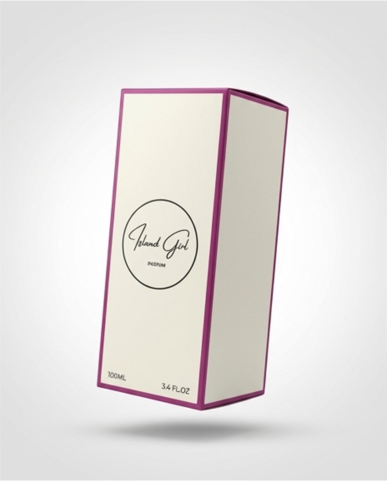 Island Girl Luxury Parfum for Women – Long-Lasting Exotic Floral Fragrance in Elegant Frosted Glass Bottle with Signature Ribbon Detail