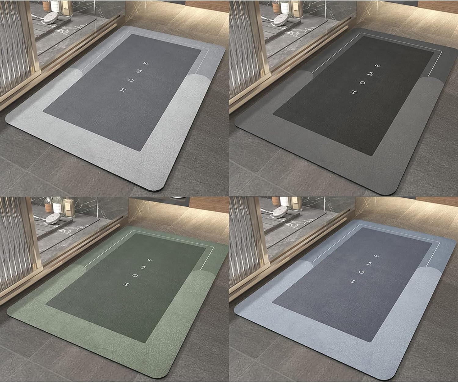 Super Absorbent Quick-Dry Bath Mat | Non-Slip Magic Diatomite Door Mat